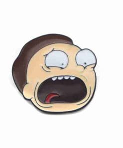 Alternative view of Rick and Morty 'Morty | Screams' Enamel Pin