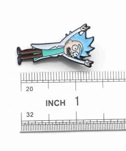 Alternative view of Rick and Morty 'Rick | Rock and Roll' Enamel Pin