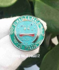 Alternative view of Rick and Morty 'Meeseeks | Existence is Pain' Enamel Pin