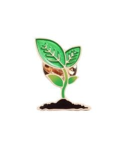 Leafy Plant Enamel Pin