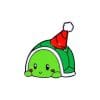Cute Turtle 'Santa ' Enamel Pin
