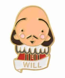 William Shakespeare 'Chibi' Enamel Pin