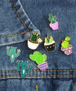 Cactus 'Saguaro | Cat' Enamel Pin - Image 7