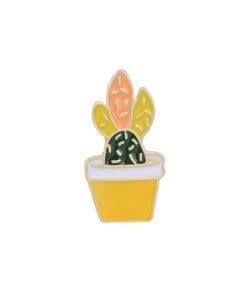Cactus 'Opuntia Pot' Enamel Pin