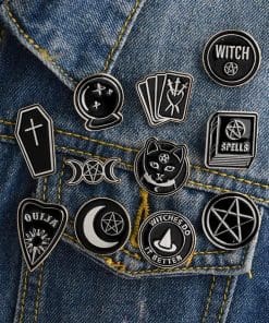 Black Coffin Enamel Pin - Image 4