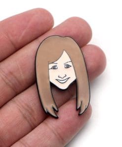 Alternative view of Friends 'Rachel Green' Enamel Pin
