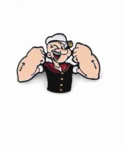 Popeye 'Flexing' Enamel Pin