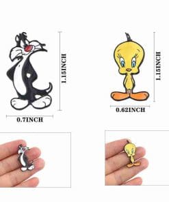 Alternative view of Sylvester the Cat Enamel Pin