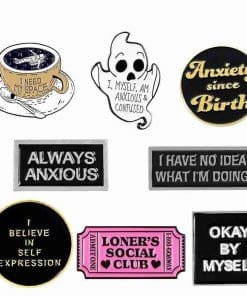 Alternative view of Social Anxiety 'I Have No Idea What I'm Doing | ver.2' Enamel Pin