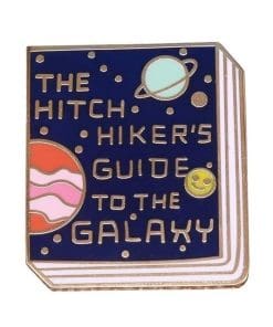Book 'The Hitch Hiker's Guide to the Galaxy' Enamel Pin