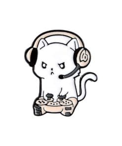 Cute Bunny 'I'm Busy' Enamel Pin
