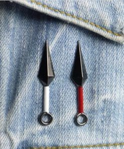 Alternative view of Naruto 'Kunai | Red' Enamel Pin