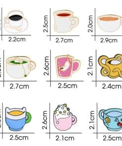 Big White Cup 'Black Tea' Enamel Pin - Image 5