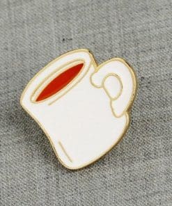 Big White Cup 'Black Tea' Enamel Pin