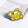 Cute Yellow Mug 'Octopus' Enamel Pin