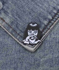 Alternative view of Pulp Fiction 'Mia Wallace' Enamel Pin