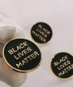 Black Lives Matter 'BLM' Enamel Pin