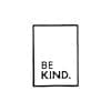 Be Kind White Enamel Pin