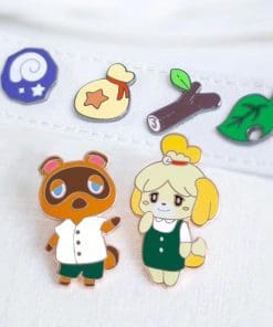 Alternative view of Animal Crossing 'Bell Bag' Enamel Pin