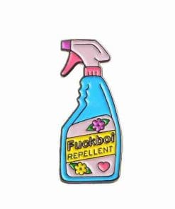 Spray Bottle 'Fuckboi Repellent' Enamel Pin