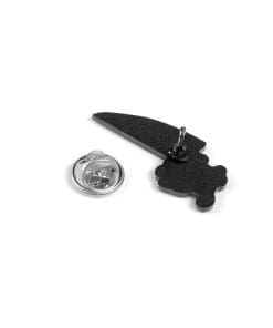 Alternative view of Cat 'Killer Cat' Enamel Pin