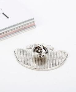 Alternative view of Alice in Wonderland 'White Rabbit' Enamel Pin