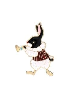 Alice in Wonderland 'White Rabbit' Enamel Pin