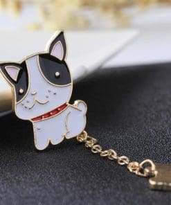 Chain 'Cute Dog and Bone' Enamel Pin - Image 6