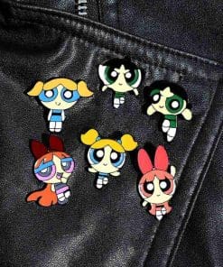 Alternative view of Powerpuff Girls 'Buttercup | Attack' Enamel Pin