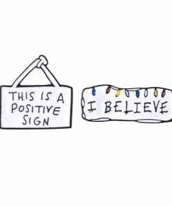 Stranger Things 'I Believe' Enamel Pin - Image 3