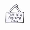 Stranger Things 'Positive Sign' Enamel Pin