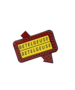 Beetlejuice 'Betelgeuse | Sign' Enamel Pin