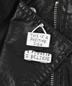 Stranger Things 'Positive Sign' Enamel Pin - Image 7