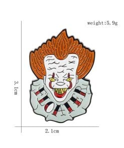 Alternative view of It 'Creepy Pennywise | Floater' Enamel Pin