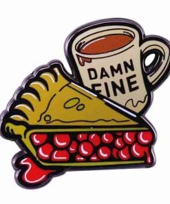 Alternative view of Twin Peaks 'Cherry Pie' s Enamel Pin