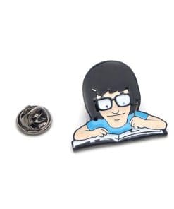 Alternative view of Bob's Burgers 'Tina Writing' Enamel Pin