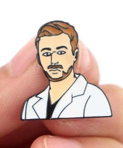 Alternative view of Grey's Anatomy 'Mark Sloan' Enamel Pin