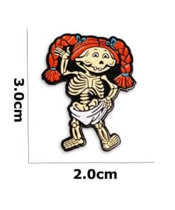 Alternative view of Garbage Pail Kids 'Bony Joanie' Enamel Pin