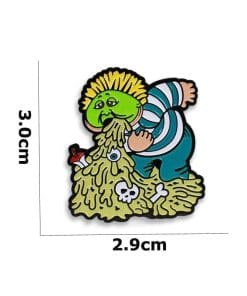 Alternative view of Garbage Pail Kids 'Ritchie Retch' Enamel Pin