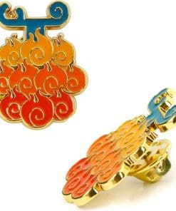 One Piece 'Fire' Enamel Pin - Image 3