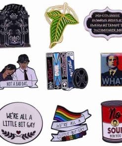 Alternative view of Seinfeld 'No Soup For You' Enamel Pin