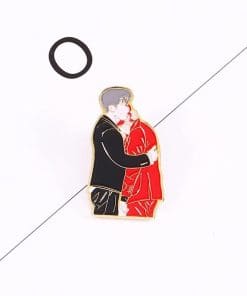 Alternative view of BTS 'JK and V | Sweet ver.4' Kpop Enamel Pin