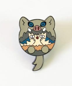 Demon Slayer: Kimetsu No Yaiba 'Inosuke Wild Boar | Cat' Enamel Pin