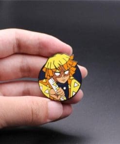 Alternative view of Demon Slayer 'Zenitsu | 2.0' Enamel Pin