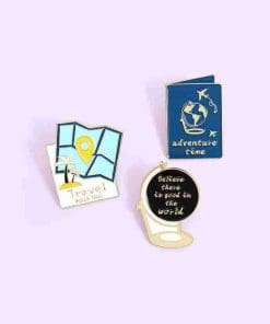 Travel the World 'Passport' Enamel Pin - Image 5
