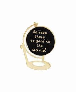 Travel the World 'Good Globe' Enamel Pin
