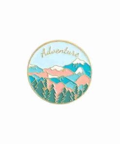 Travel 'Adventure Mountain' Enamel Pin