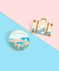 Travel 'Hawaiin Luggage' Enamel Pin - Image 6