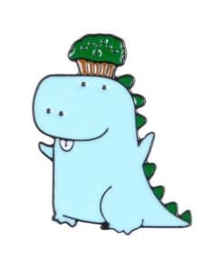 Cute Cartoon Dinosaur 'Broccoli' Enamel Pin