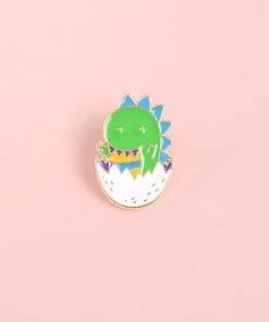 Cute Cartoon Dinosaur Egg Enamel Pin